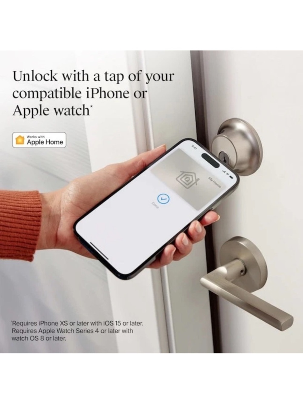 Level Lock C-E12U Model C2 The Invisible Smart Lock Silver Ring Alexa Compatible - Picture 6 of 15
